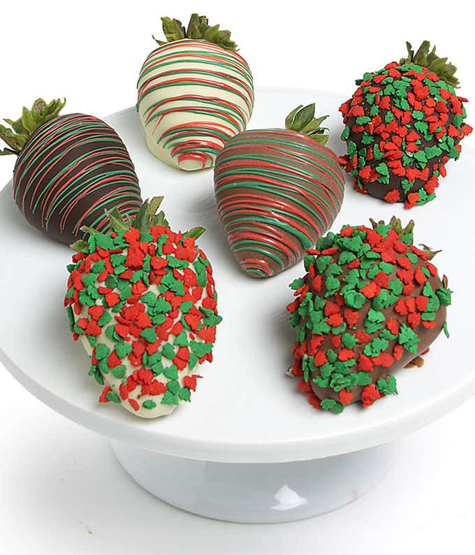 Holiday Chocolate Covered Strawberries