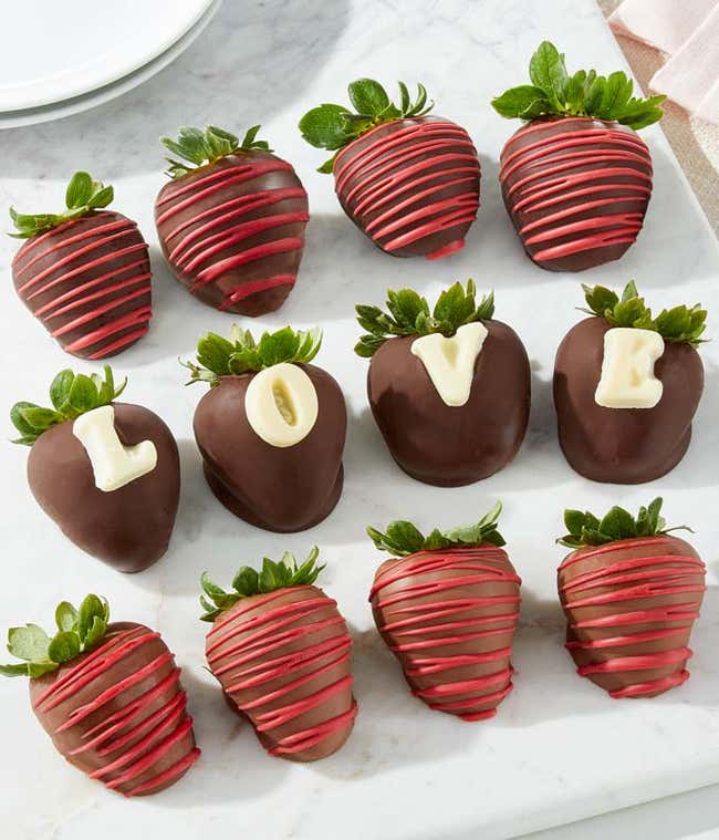 Love Chocolate Covered Strawberry Box 
