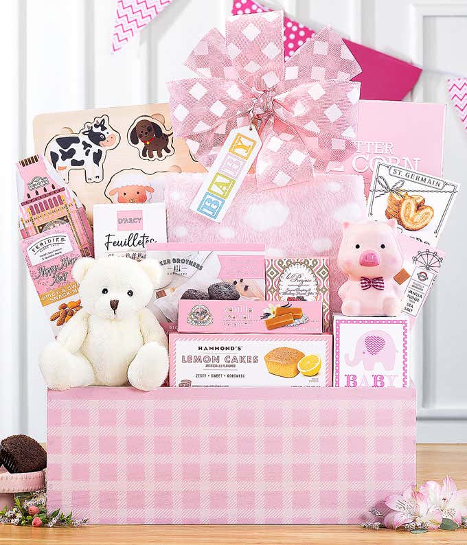 Sweetest New Baby Gift Box - Pink