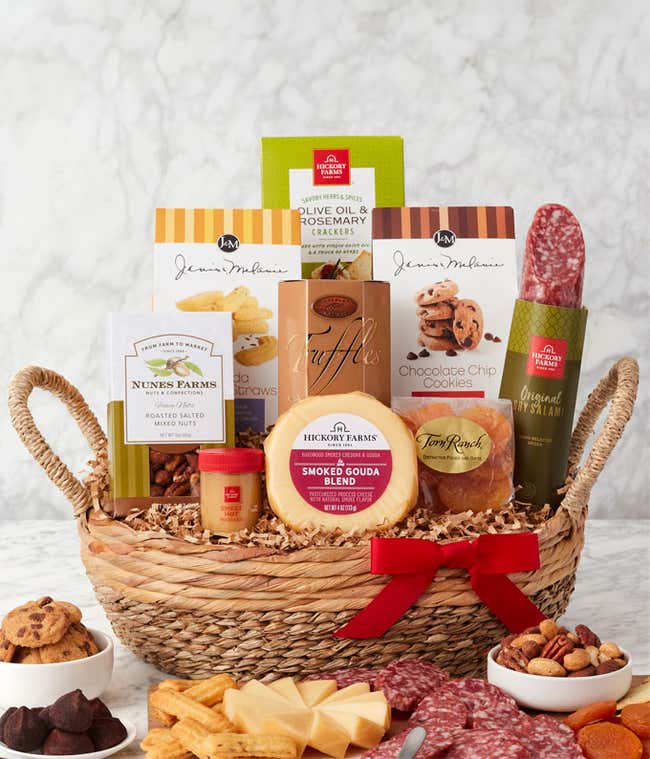 Sweet &amp; Savory Snackin' Gift Basket
