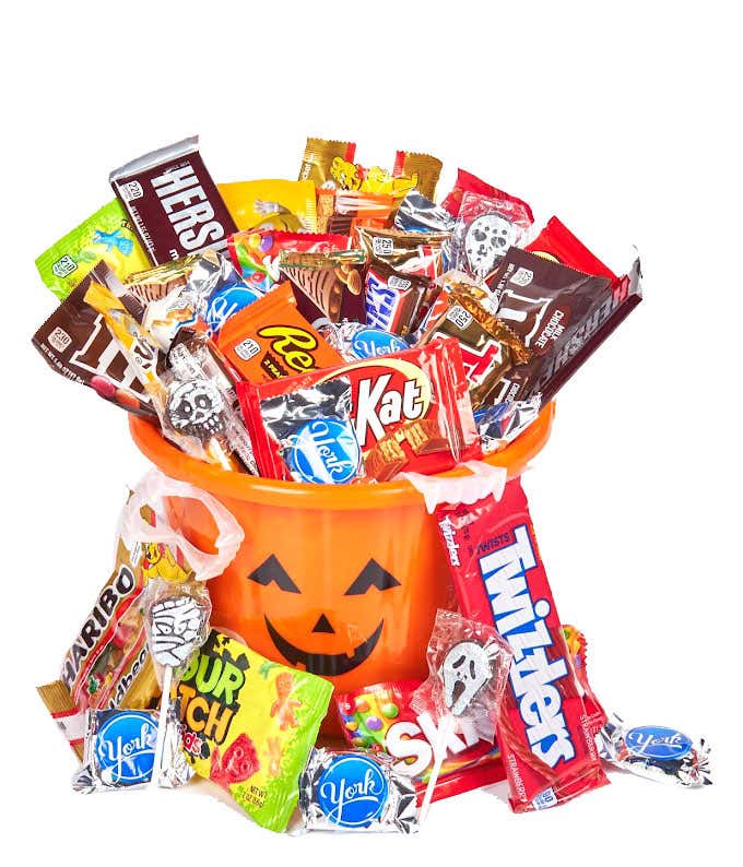Deluxe Jack-O'-Lantern Halloween Candy Gift