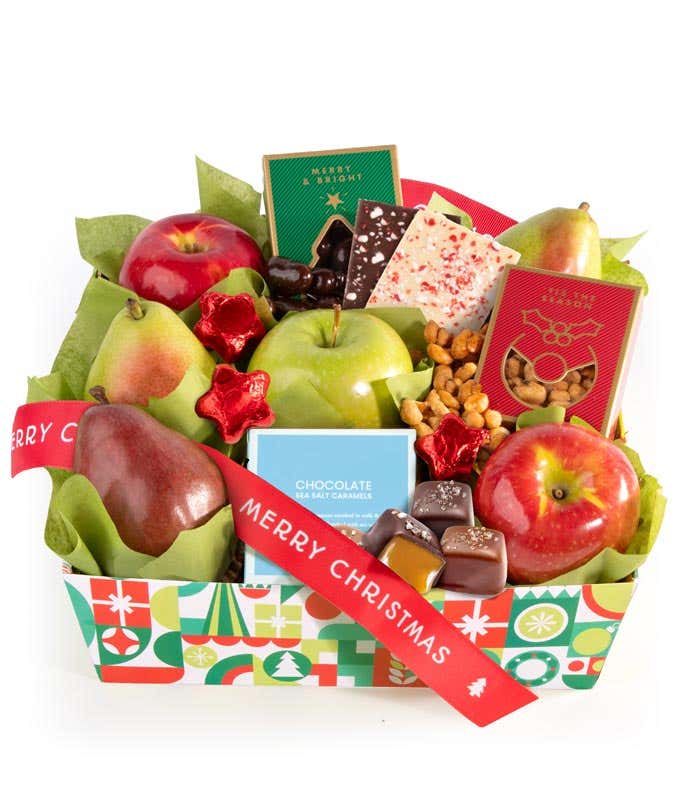 Holly Jolly Wishes Gift Basket 