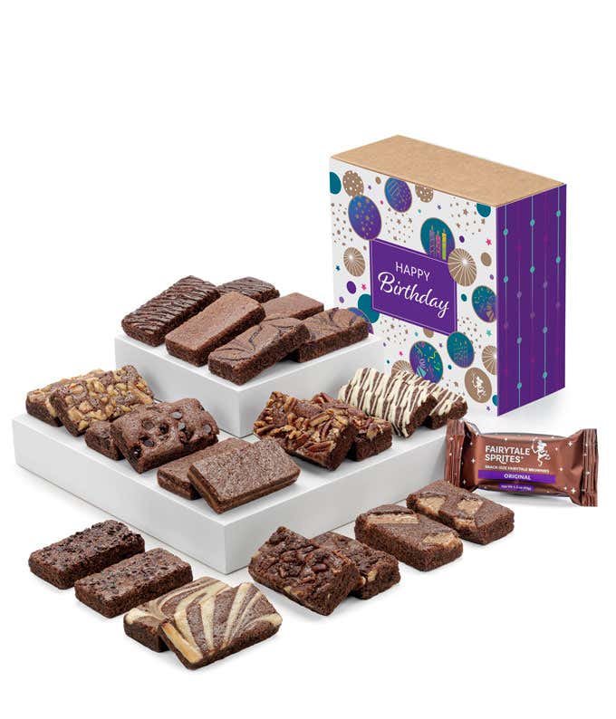 Happy Birthday Two Dozen Fairytale Brownie Sprites