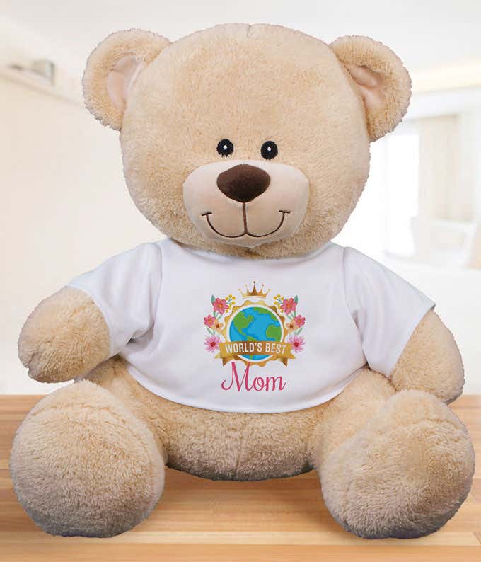 Image: A Stuffed Sherman Teddy Bear wearing a 