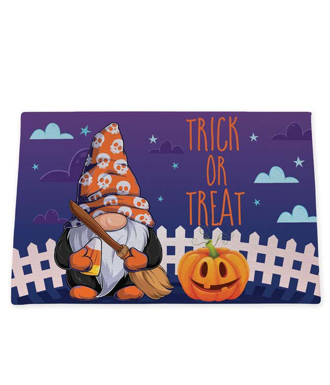 Trick or Treat Doormat