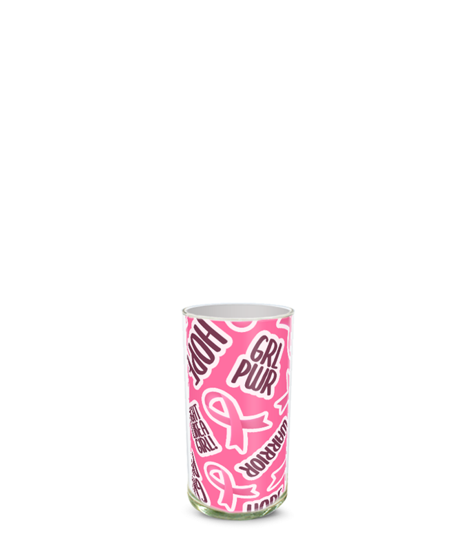 Partial image of Custom Photo Vase without flowers.