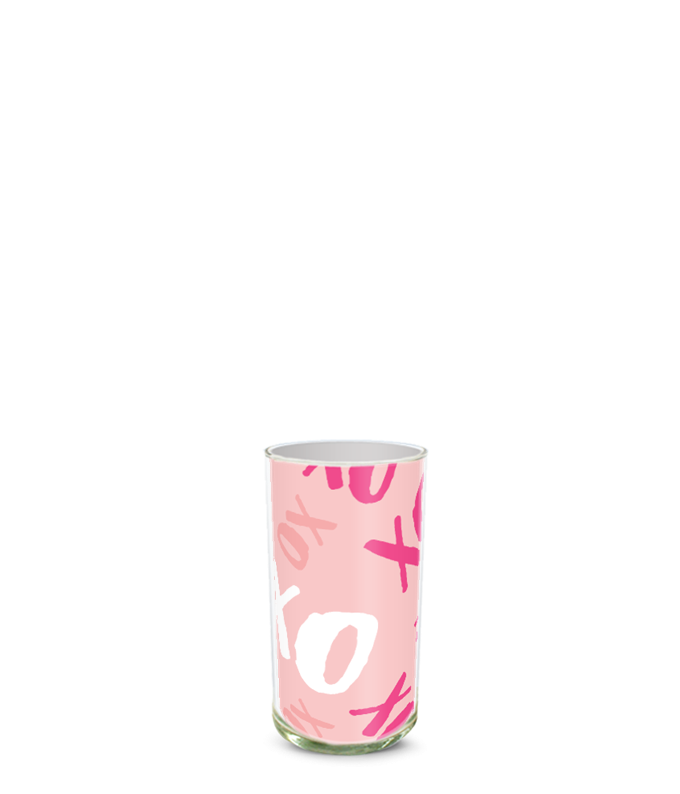 Partial image of Custom Photo Vase without flowers.