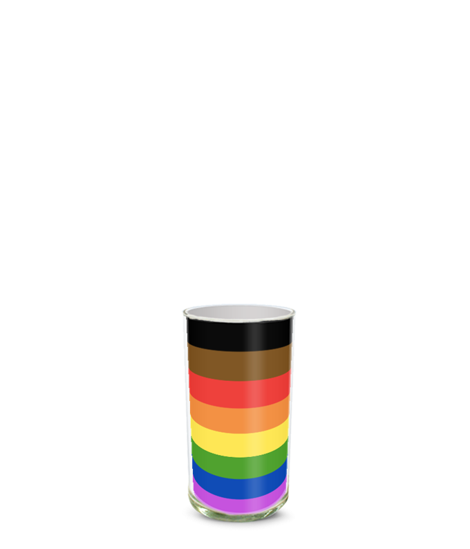 Partial image of Custom Photo Vase without flowers.